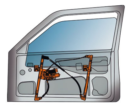 Réparation d’un lève vitre électrique – Démontage de commandes de lève vitre –